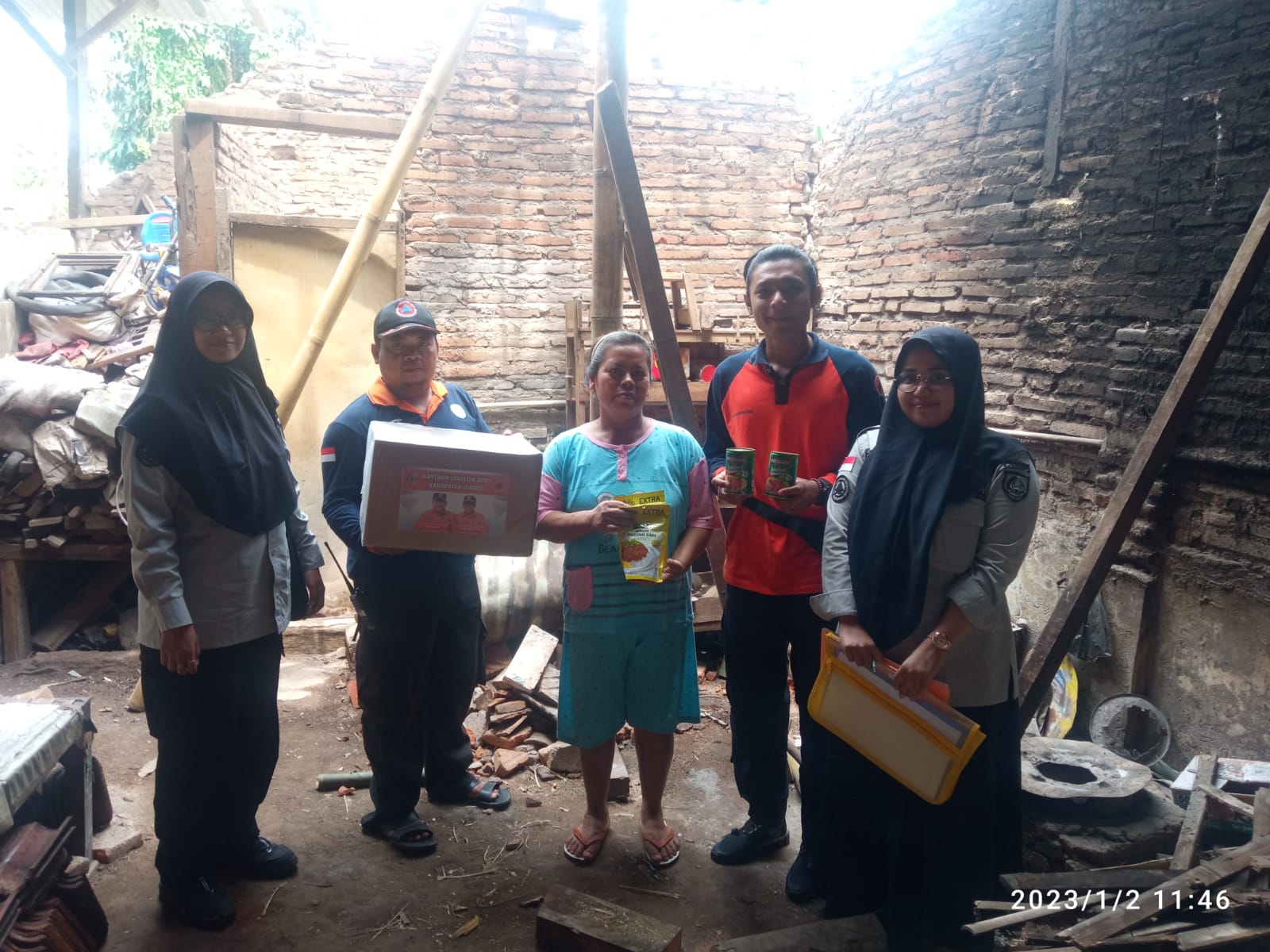 LAPORAN KEJADIAN MUSIBAH ATAP RUMAH AMBRUK